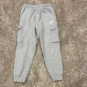 Nike Mens Grey Cargo Sweatpants